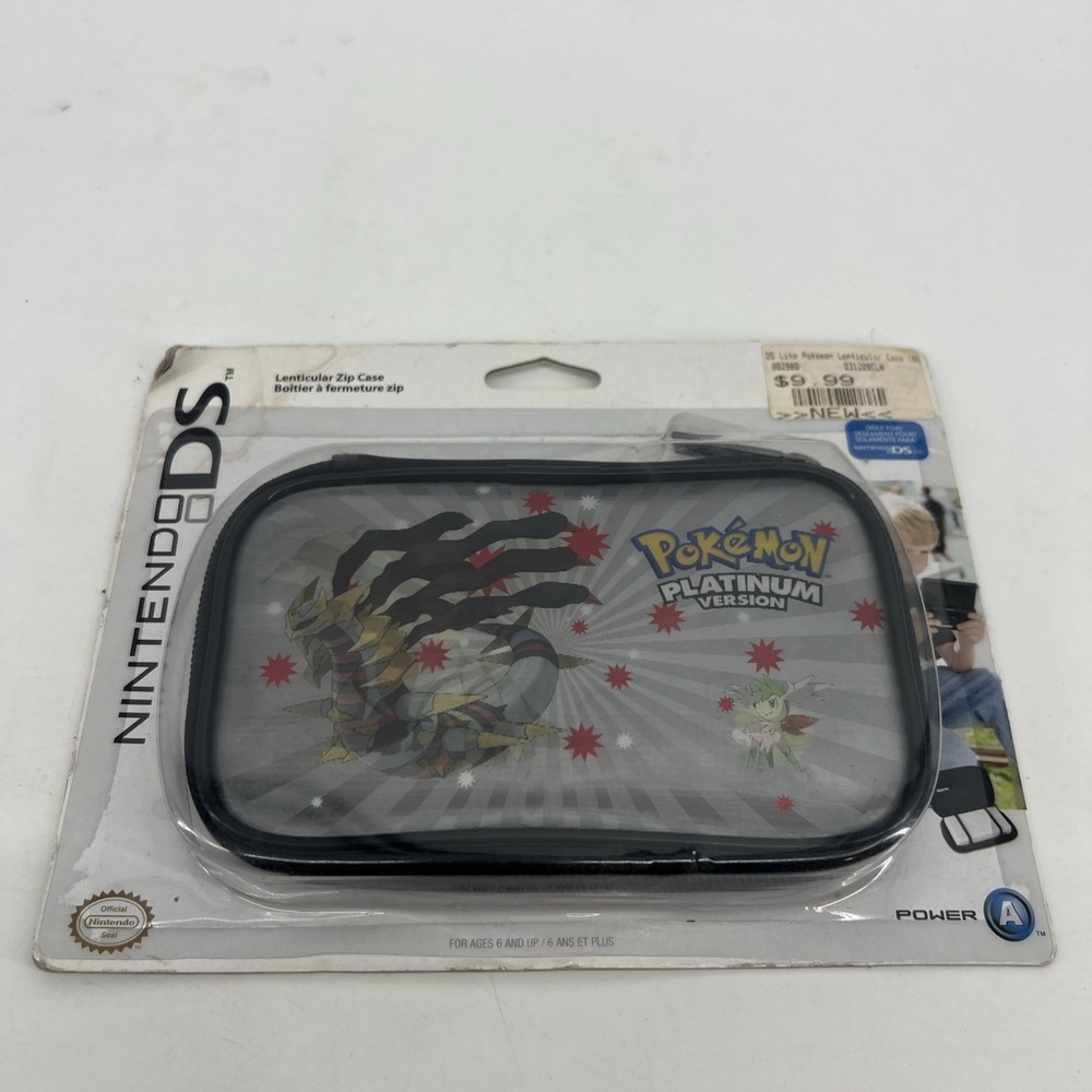 Lenticular Zip Case Pokémon Platinum Platine DS Lite NEW SEALED Pokemon